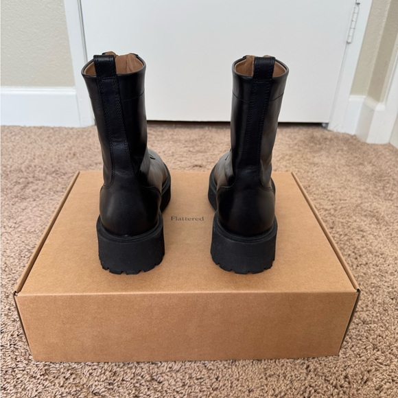 Flattered Alma Black Leather Boot - Picture 5 of 7